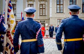 Royal Couple Visit To Prague