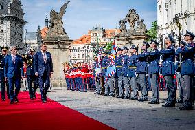 Royal Couple Visit To Prague