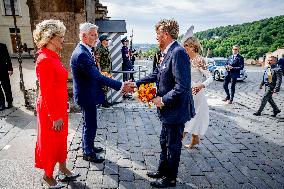 Royal Couple Visit To Prague