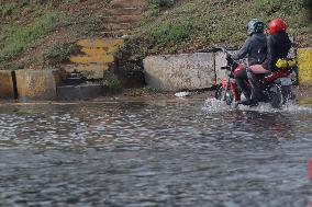 Sudden Rains Flood the Streets - Mexico City