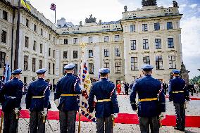 Royal Couple Visit To Prague