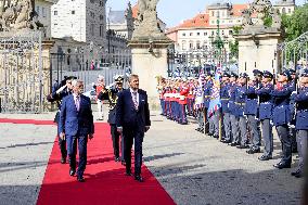 Royal Couple Visit To Prague
