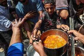 Food Aid Distributed - Gaza