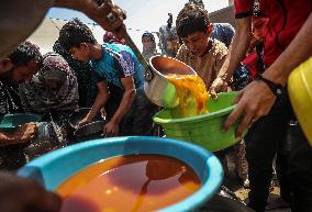 Food Aid Distributed - Gaza