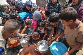 Food Aid Distributed - Gaza