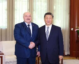 President Xi Jinping Meets With President Lukashenko - Beijing