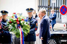 Royal Couple Visit To Prague