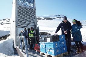 Seed Deposits at Svalbard Global Vault - Norway