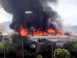 The Viterbo Faculty of Agriculture on Fire - Italy