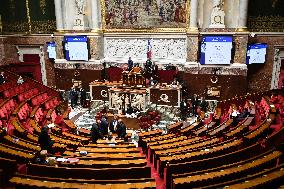 Result of a Motion de censure vote at the National Assembly FA