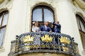 Royal Couple Visit To Prague