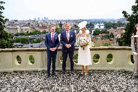Royal Couple Visit To Prague