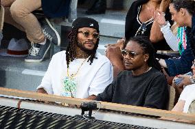 2025 French Open - Celebrities In Stands Night 10 NB