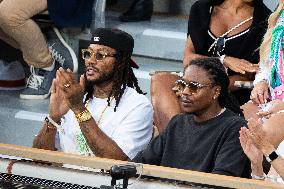 2025 French Open - Celebrities In Stands Night 10 NB