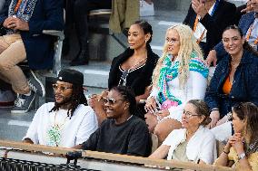 2025 French Open - Celebrities In Stands Night 10 NB