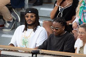 2025 French Open - Celebrities In Stands Night 10 NB