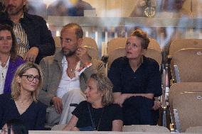 2025 French Open - Celebrities In Stands Night 10 NB