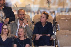 2025 French Open - Celebrities In Stands Night 10 NB