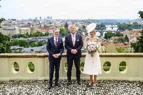 Royal Couple Visit To Prague