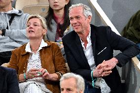 French Open - VIPs In The Stands - Day 11