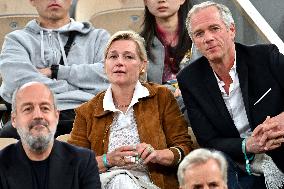 French Open - VIPs In The Stands - Day 11