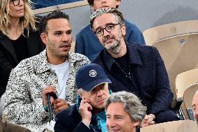 French Open - VIPs In The Stands - Day 11