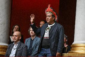 Speeches before a Motion de censure vote at the National Assembly FA