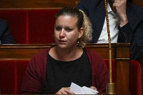 Speeches before a Motion de censure vote at the National Assembly FA