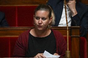 Speeches before a Motion de censure vote at the National Assembly FA