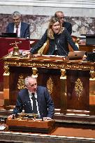 Speeches before a Motion de censure vote at the National Assembly FA