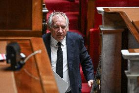 Speeches before a Motion de censure vote at the National Assembly FA