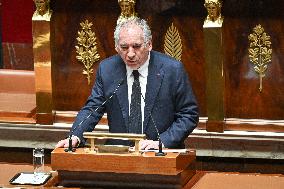 Speeches before a Motion de censure vote at the National Assembly FA