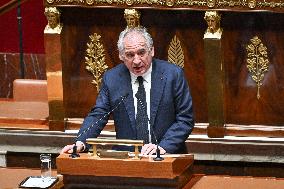 Speeches before a Motion de censure vote at the National Assembly FA