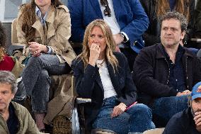 2025 French Open - Celebrities In Stands Day 11