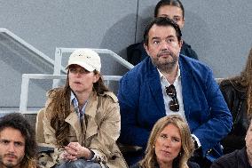 2025 French Open - Celebrities In Stands Day 11