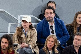 2025 French Open - Celebrities In Stands Day 11