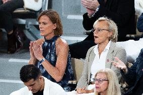2025 French Open - Celebrities In Stands Day 11