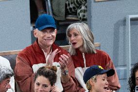 2025 French Open - Celebrities In Stands Day 11
