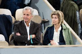 2025 French Open - Celebrities In Stands Day 11