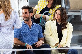 2025 French Open - Celebrities In Stands Day 11