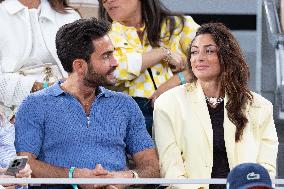 2025 French Open - Celebrities In Stands Day 11