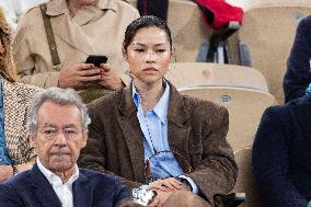 2025 French Open - Celebrities In Stands Day 11
