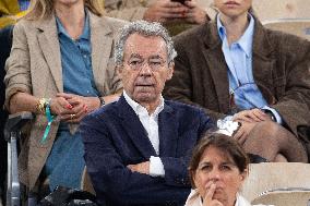 2025 French Open - Celebrities In Stands Day 11