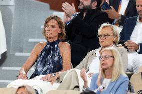 2025 French Open - Celebrities In Stands Day 11