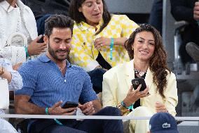 2025 French Open - Celebrities In Stands Day 11
