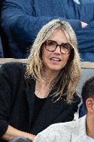 2025 French Open - Celebrities In Stands Day 11
