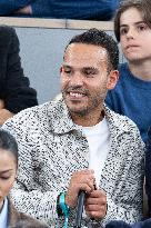 2025 French Open - Celebrities In Stands Day 11