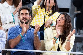 2025 French Open - Celebrities In Stands Day 11