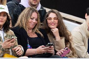 2025 French Open - Celebrities In Stands Night 11 NB
