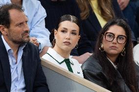2025 French Open - Celebrities In Stands Night 11 NB